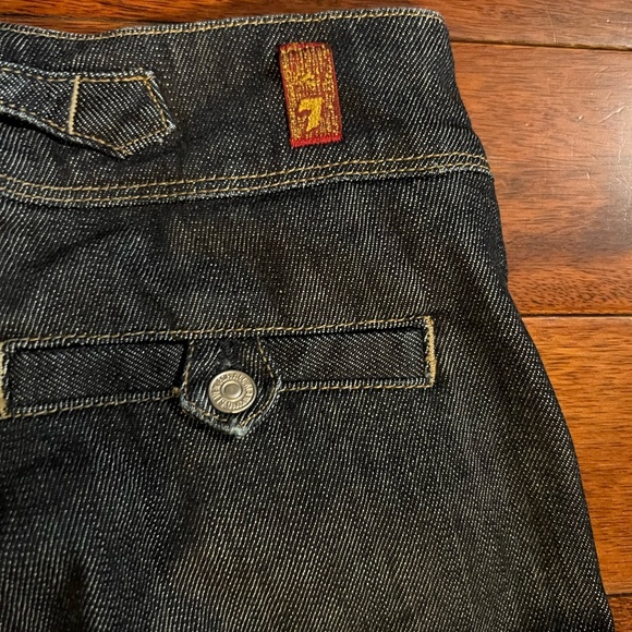 7 for all mankind, wide leg high waisted jean - Picture 6 of 9
